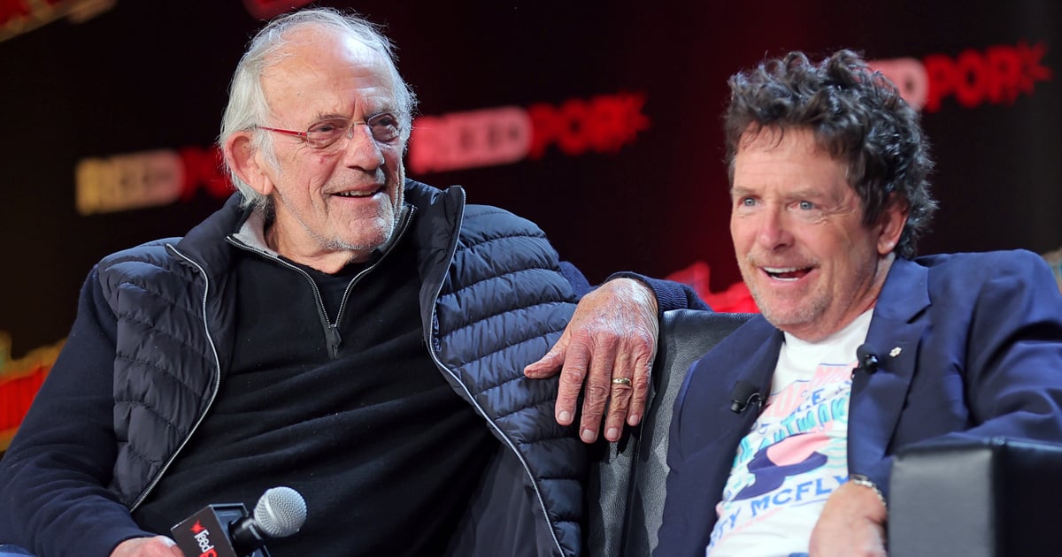 Christopher Lloyd and Michael J. Fox Reunite 37 Years After “Back to the Future”