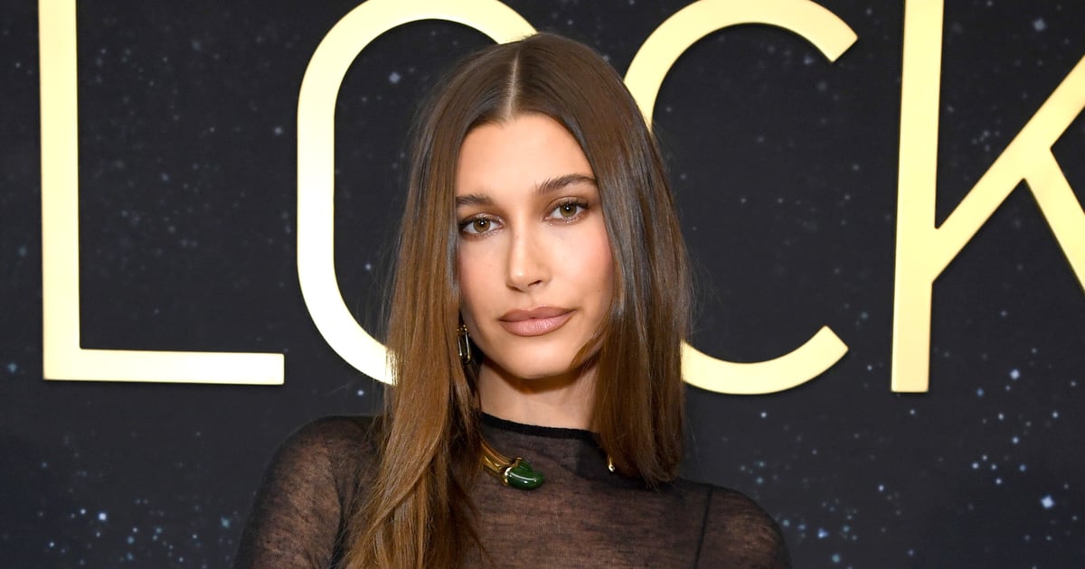 Hailey Bieber Wore a Completely Sheer Black Gown at a Tiffany & Co. Party