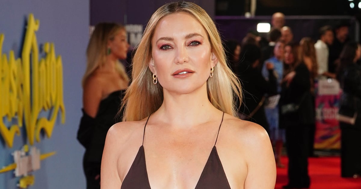 Kate Hudson Revives a Classic 2000s Color Combo in a Sheer Dress