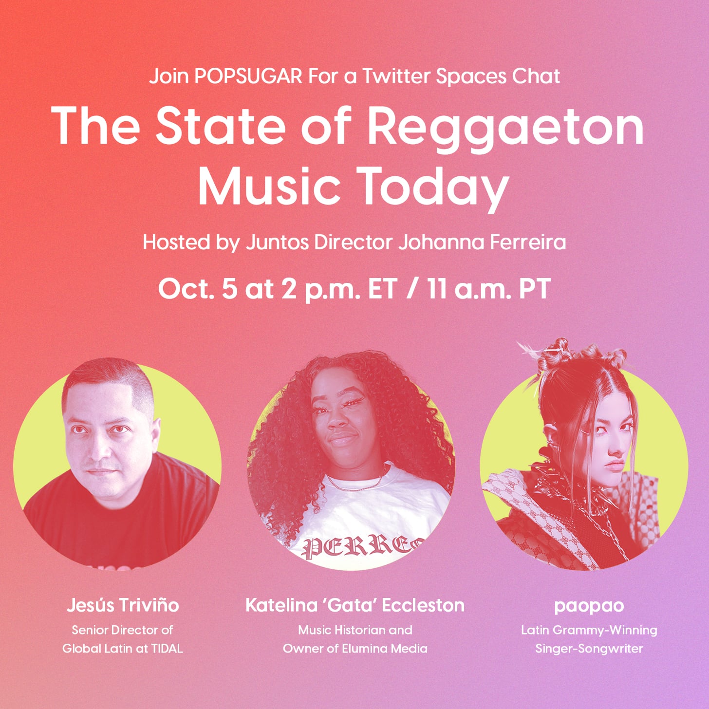 The State of Reggaeton Music Today – in Conversation With Paopao, Katelina Eccleston, and Jesús Triviño