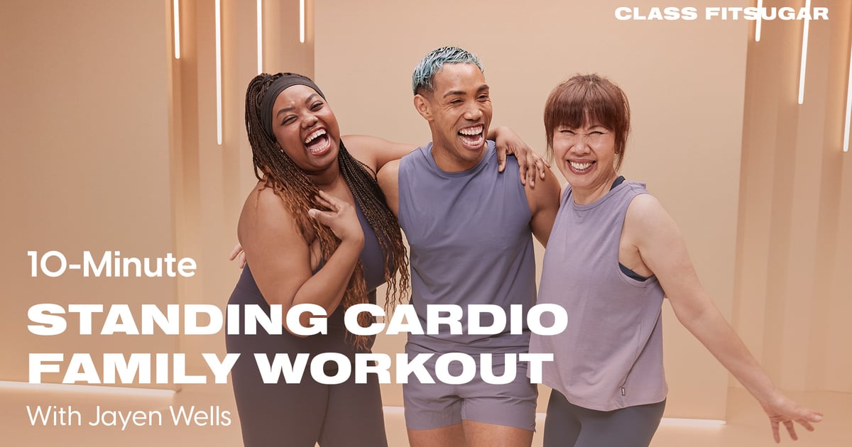 Grab Your Family and Have Fun With This Festive 10-Minute Standing Cardio Workout