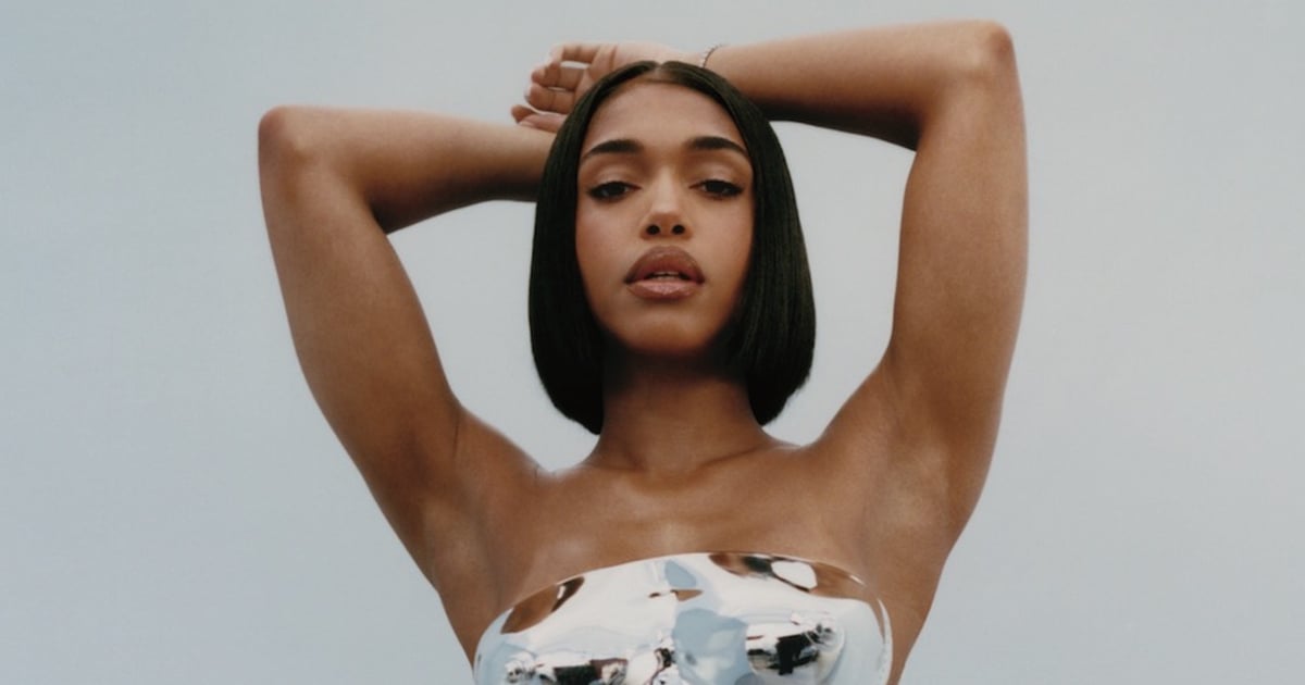 Lori Harvey’s Metal Breastplate Appears to Be Floating Across Her Chest