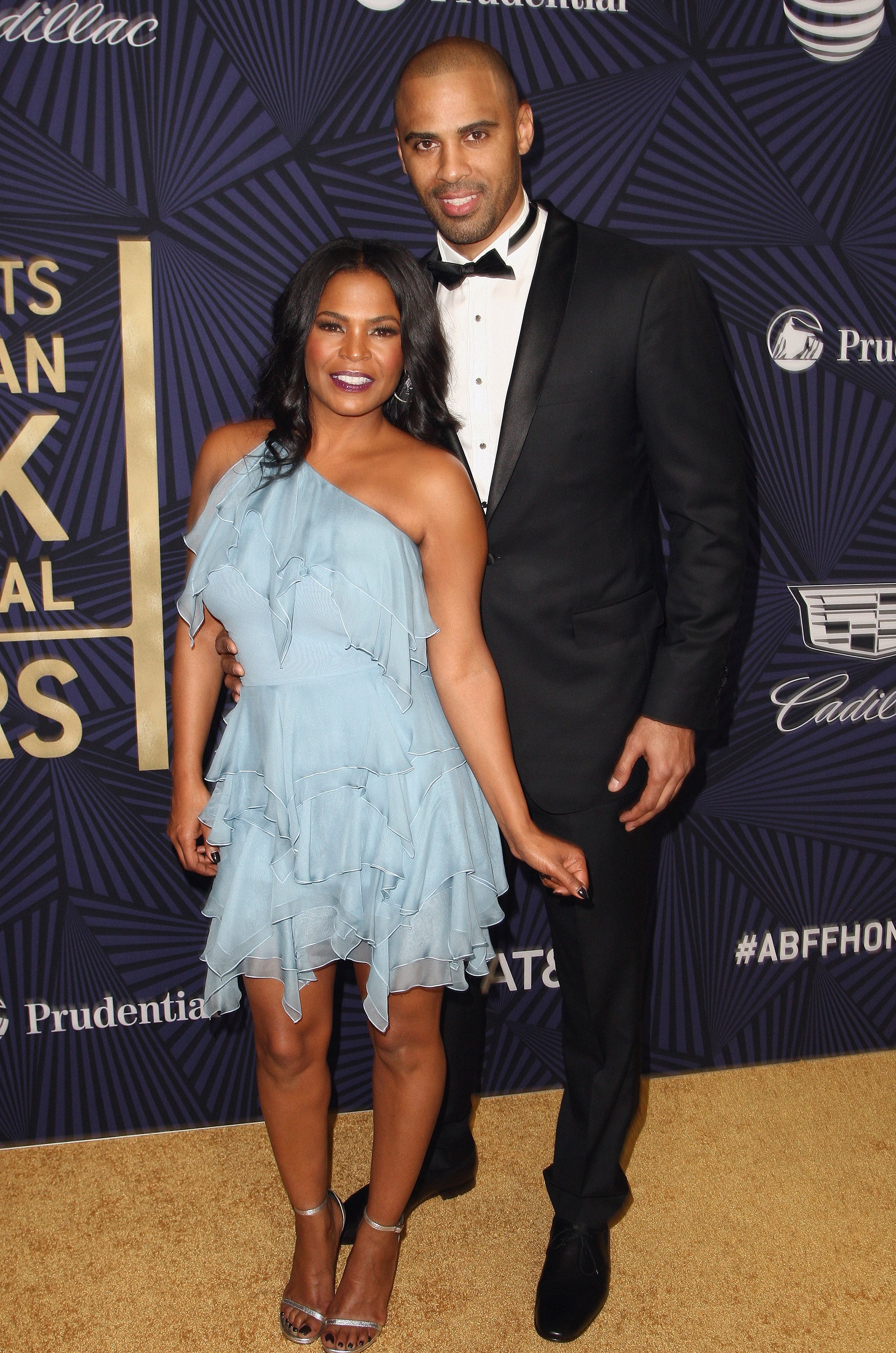 BEVERLY HILLS, CA - FEBRUARY 17: Nia Long and Ime Udoka attend the BET's 2017 American Black Film Festival Honors Awards at The Beverly Hilton Hotel on February 17, 2017 in Beverly Hills, California. (Photo by Tommaso Boddi/WireImage)